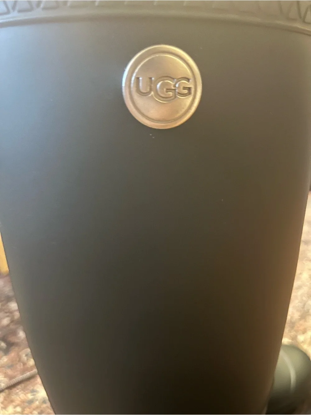 UGG Women's Black Tall Waterproof Rain Boots